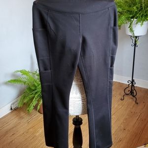 Jaanuu black yoga scrub pants